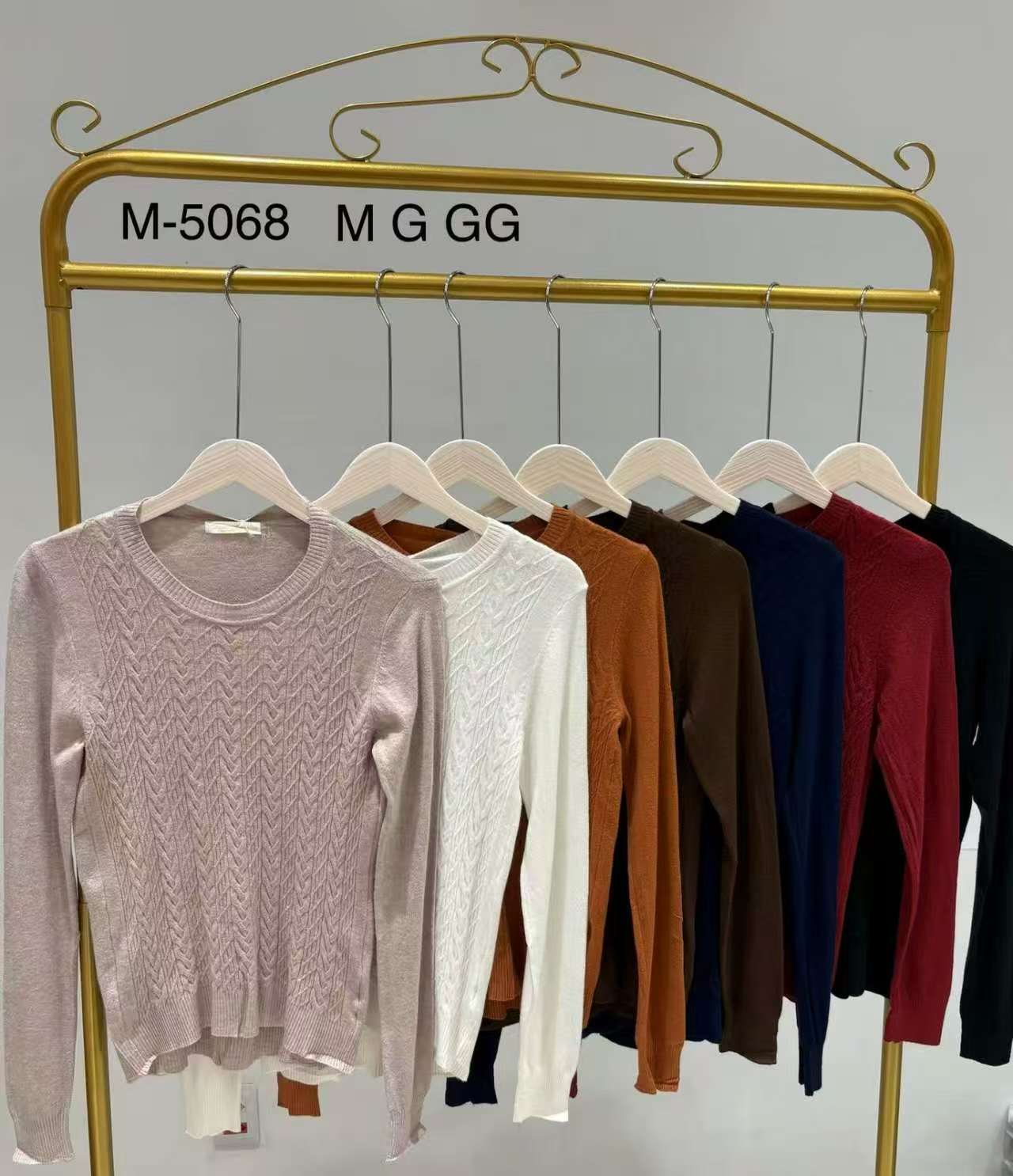 Cardigan Tricot Básico Modal Inverno M-5068 M/G/GG *Pacote: R$ 35