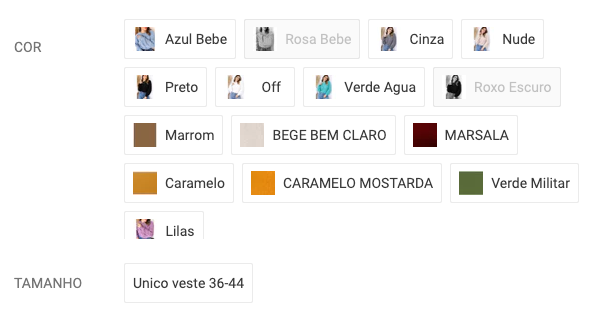Manga Longa Com Trança Inverno *Pacote: 35 R$ *Atacado: R$ 40