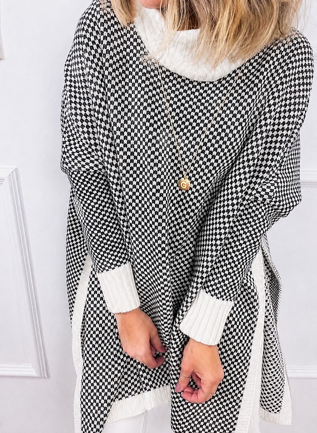 Poncho Xadrez Inverno Tamanho Único *Pacote: R$ 40 *Atacado: R$ 45