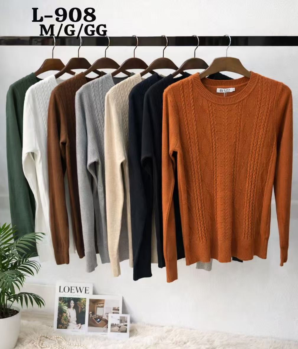Cardigan Tricot Básico Modal Inverno L-908 M/G/GG *Pacote: R$ 35