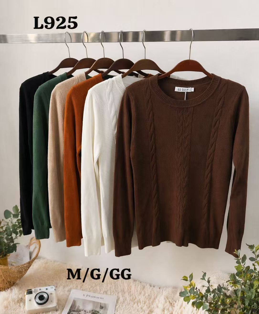 Cardigan Tricot Básico Modal Inverno L-925 M/G/GG *Pacote: R$ 35